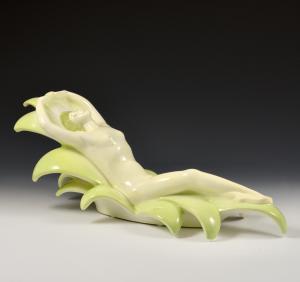 Desnuda sobre hoja - Giovanni Grande, Lenci, 1930